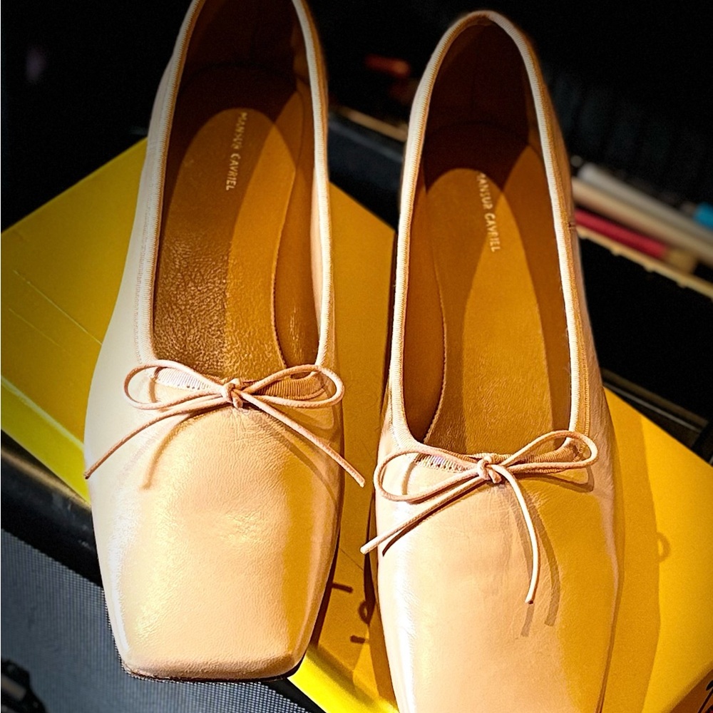 Mansur Gavriel blush pink Leather Ballerina Flats
NWOT